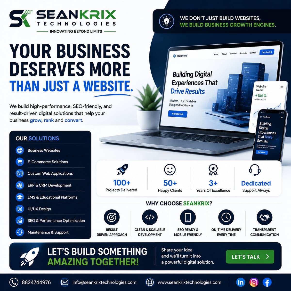 Your Business Doesn't Need Just Another Website — It Needs a Growth Platform